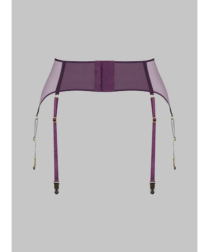 Maison Close L'Amoureuse Garter Belt Purple Orchid