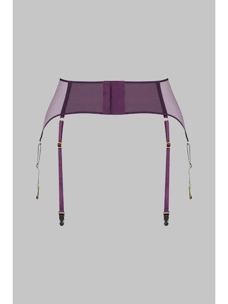 Maison Close L'Amoureuse Garter Belt Purple Orchid