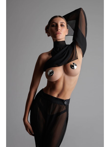 Pleasurements Nipple Covers in Silver