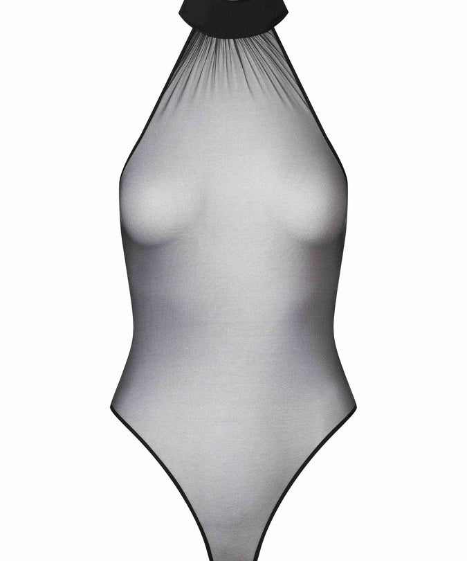 Scandale – Nuit Fauve Thong Body American Collar Black