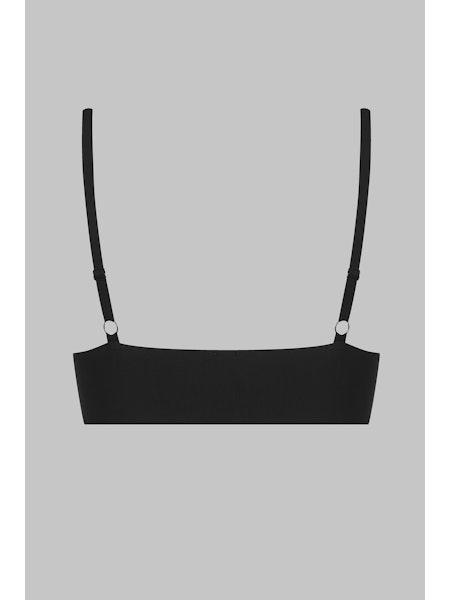 Maison Close Nuit Infinie Bustier Triangle Bra in Black