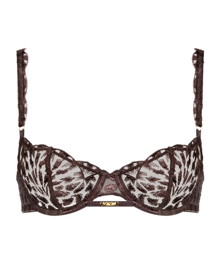 Aubade Crazy In Love Half Cup BH - Satijn Bruin