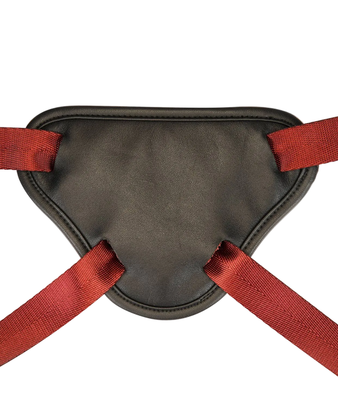 Liebe Seele Universal Leather Strap-On Harness – Wine Red