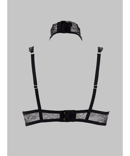 Maison Close Le Petit Secret Open Bra in Black