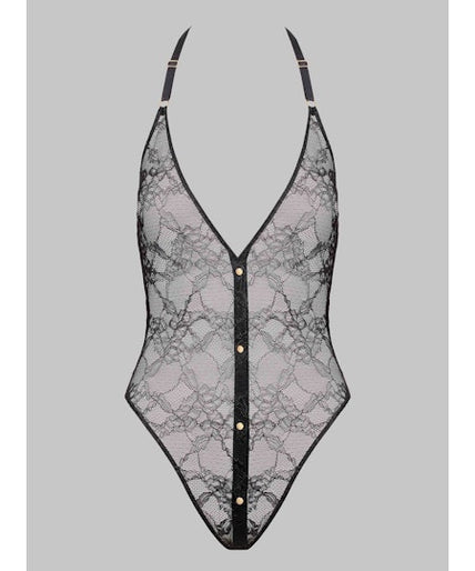 Maison Close Jeux Magnetiques Bodysuit in Black