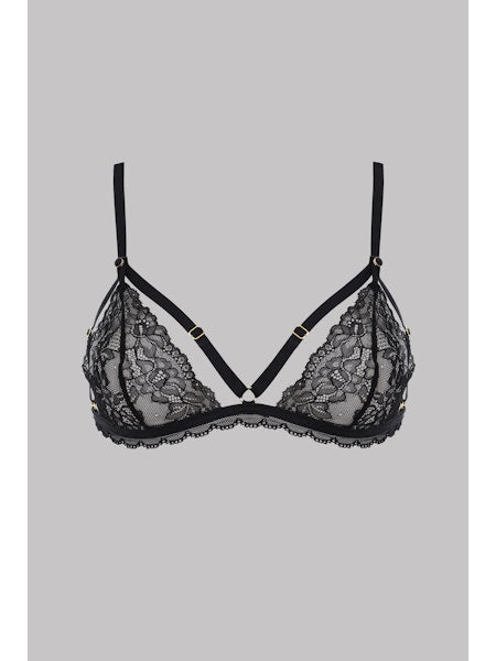 Maison Close Le Petit Secret te openen Triangle Beha in Zwart