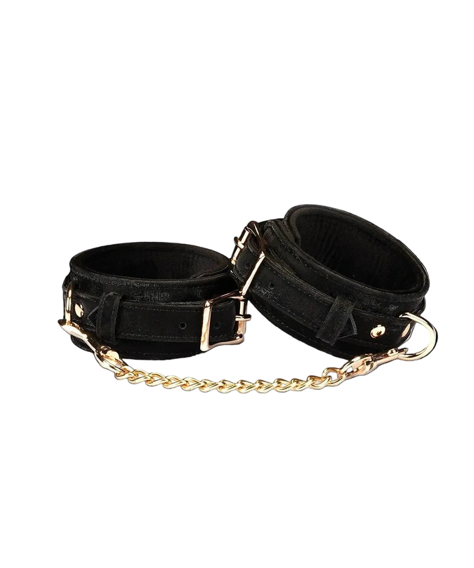 Liebe Seele Boudoir Amor Vegan Ankle Cuffs – Black