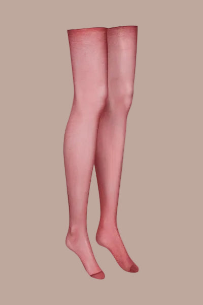 Maison Close – Cut and Curled Stockings 20D Red