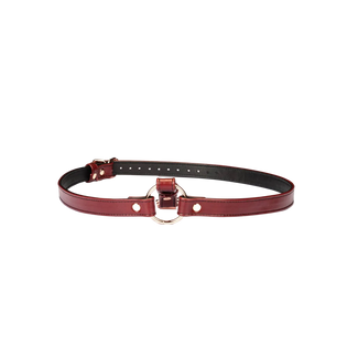 Liebe Seele Wine Red Leather Hip Harness