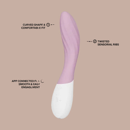 LELO – MONA Twist G-Spot Vibrator – Soft Pink - by Pleasurements