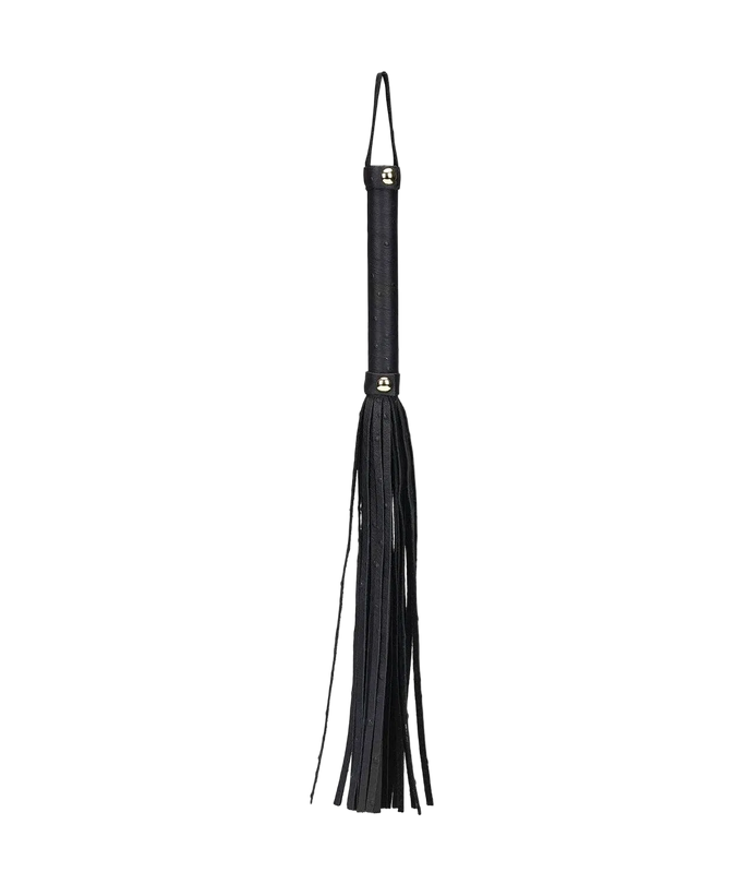 Liebe Seele Demon's Kiss Small Black Leather Flogger