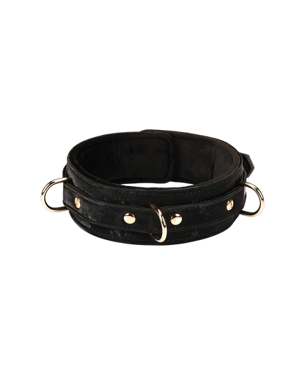Liebe Seele Boudoir Amor Vegan Collar with Leash – Black