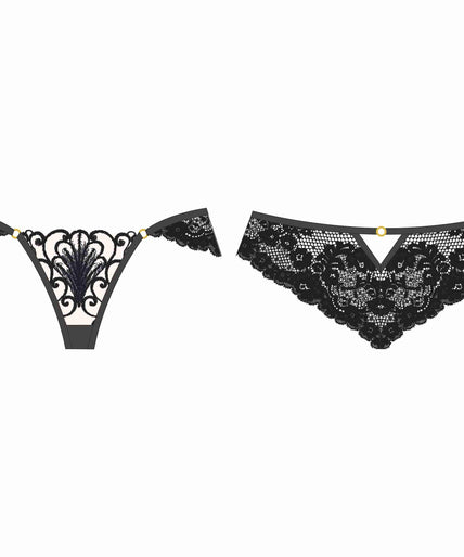 Shikkosa Brief Alba in Black