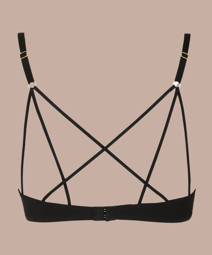 Atelier Amour – Après Minuit Half Cup Bra Black