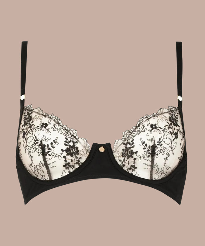 Atelier Amour – Après Minuit Half Cup Bra Black