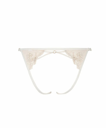 Atelier Amour Open Brief Après Minuit Pearl + Free gold nipple covers, worth €60.00!