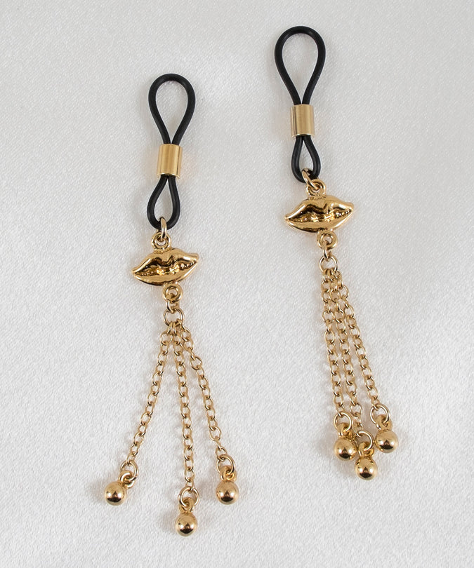 Sweet Kisses Nipples Design in Goud