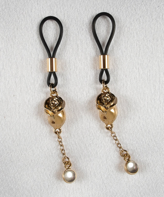 Nipple Love Roses Design in Goud