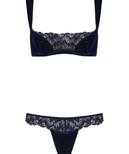 Coco de Mer Azzurra Bandeau Bra