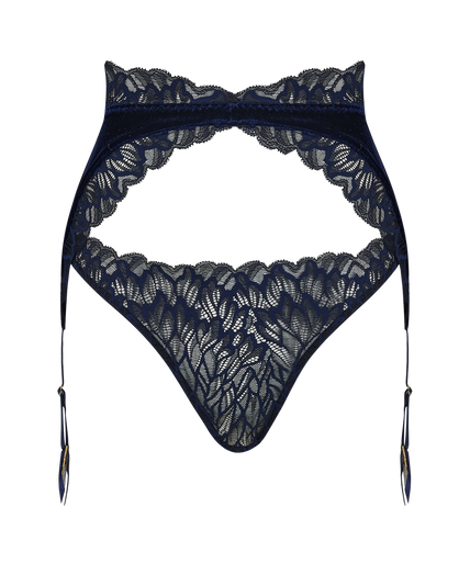 Coco de Mer Azzurra Open Suspender Knicker