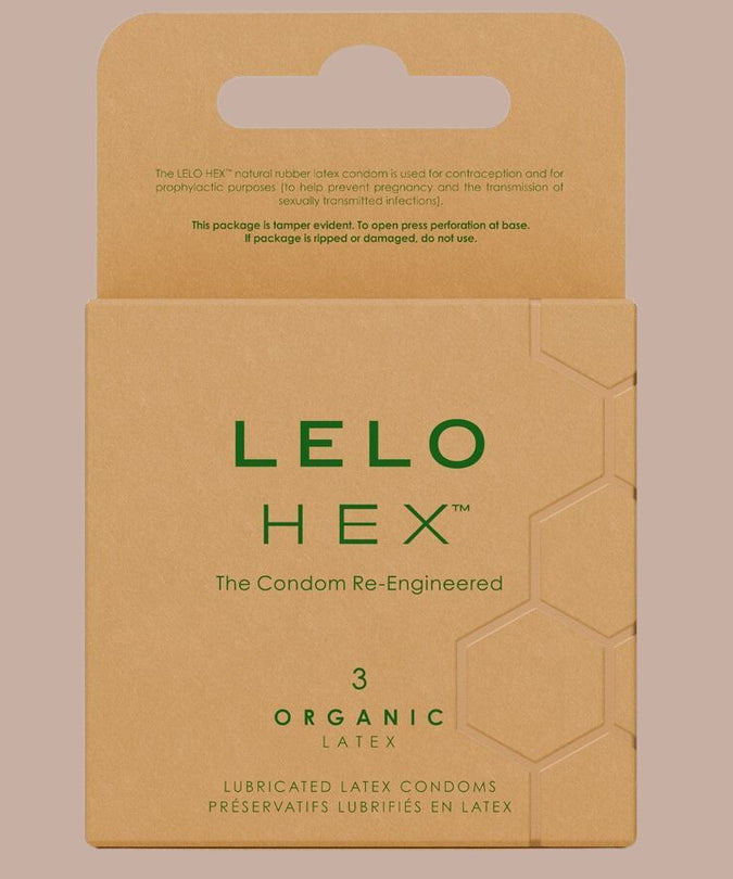 LELO HEX Organic Condoms – 3 Pack