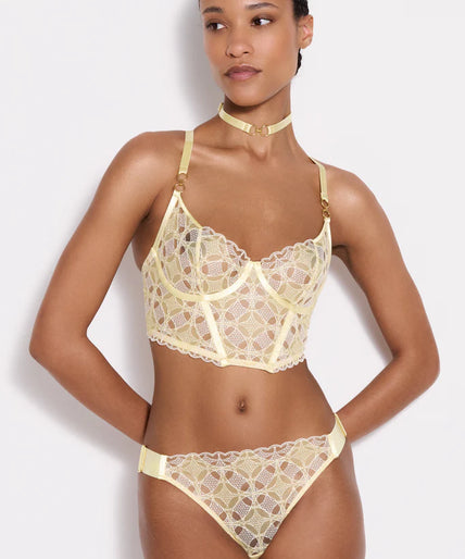 Bordelle Alta Bodice Bra Lemon