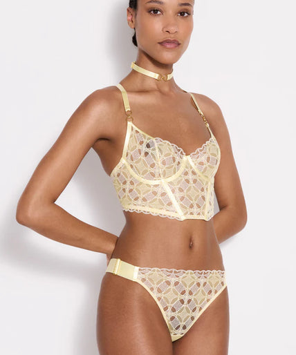 Bordelle Alta Bodice Bra Lemon