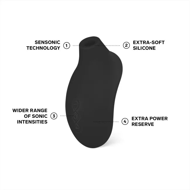 Pleasure nummer 27 van LELO: SONA 2 Zwart - Sonische stimulator