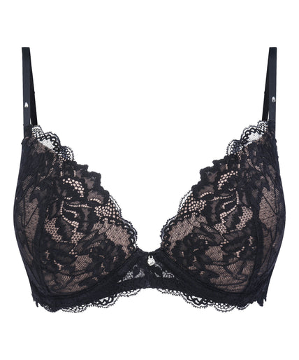 Heavenly Push-Up Bra Black