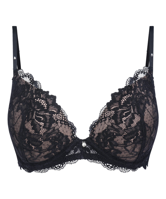 Heavenly Push-Up Bra Black