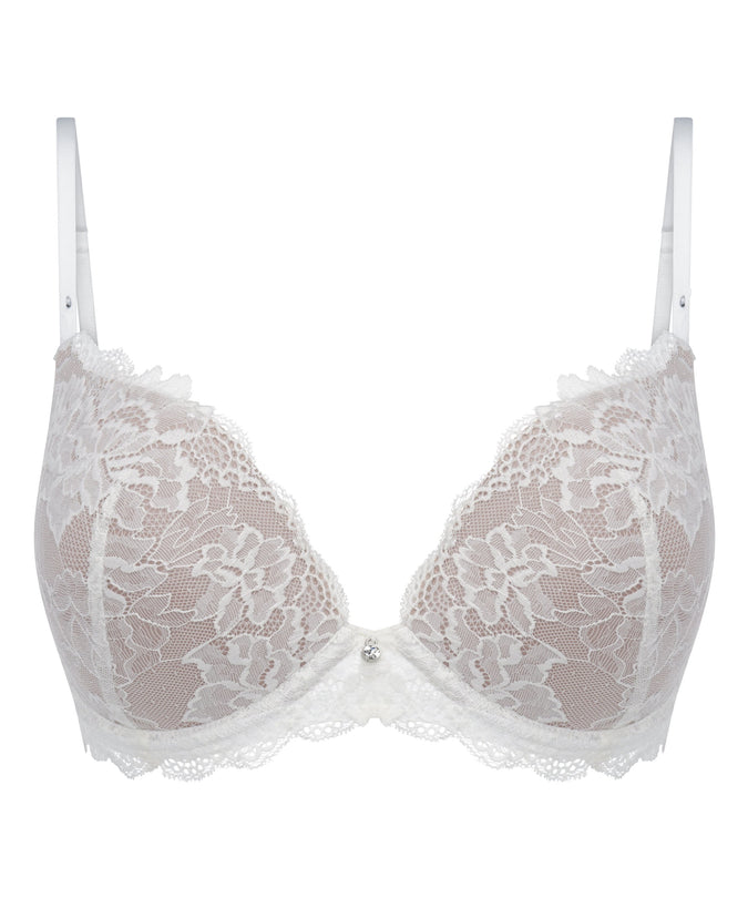 Heavenly Push-Up Bra White