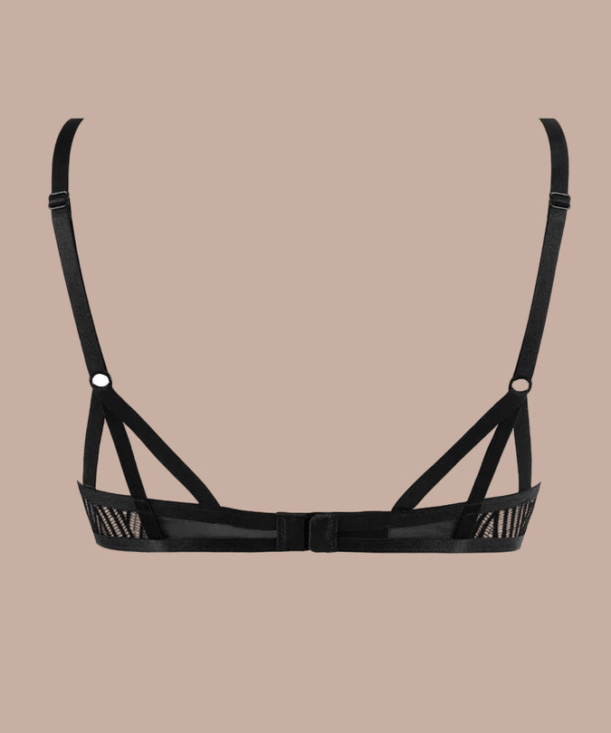 Atelier Amour – Clair Obscur Wired Triangle Bra Black