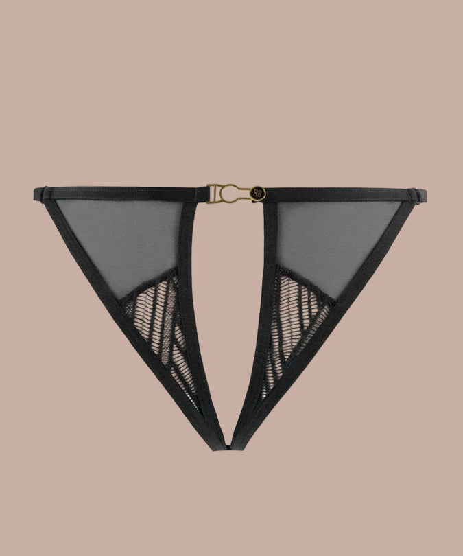 Atelier Amour – Clair Obscur Open Brief Black