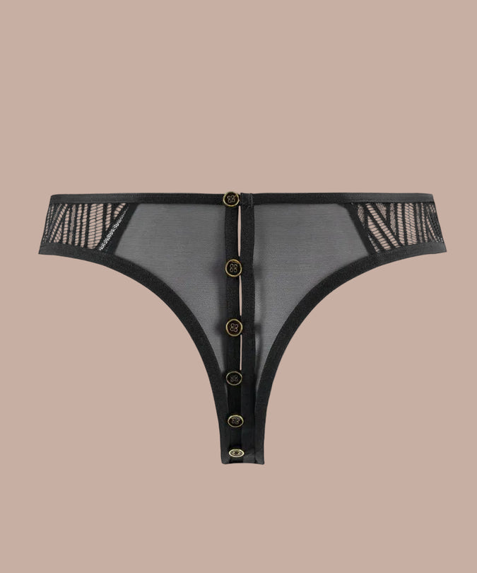 Atelier Amour – Clair Obscur Open Tanga Black