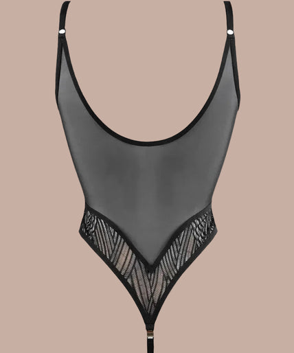Atelier Amour – Clair Obscur Bodysuit Zwart