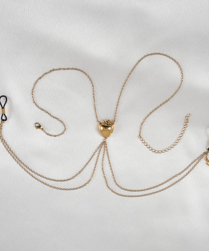 Sylvie Monthulé necklace crunched apple Gold