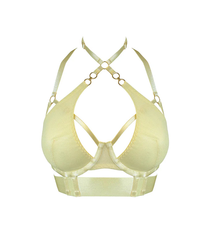 Bordelle Cadi Bodice Bra Lemon