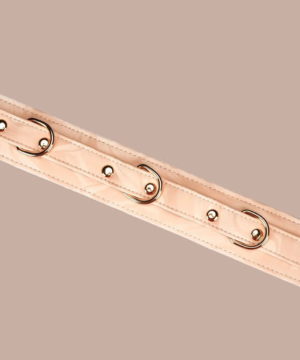 Liebe Seele Boudoir Amor Vegan Collar with Leash – Blush Pink
