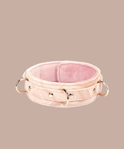 Liebe Seele Boudoir Amor Vegan Collar with Leash – Blush Pink