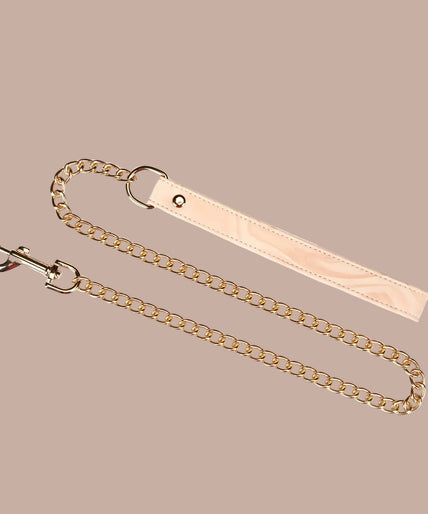 Liebe Seele Boudoir Amor Vegan Collar with Leash – Blush Pink