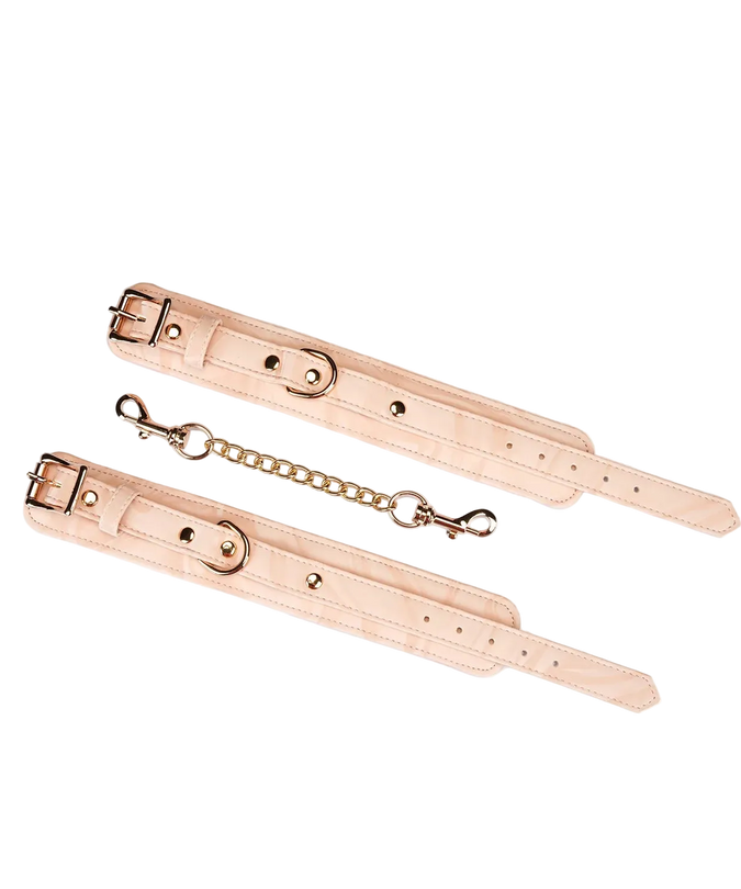 Liebe Seele Boudoir Amor Vegan Leather Handcuffs – Pink