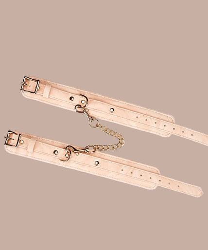 Liebe Seele Boudoir Amor Vegan Ankle Cuffs – Blush Pink