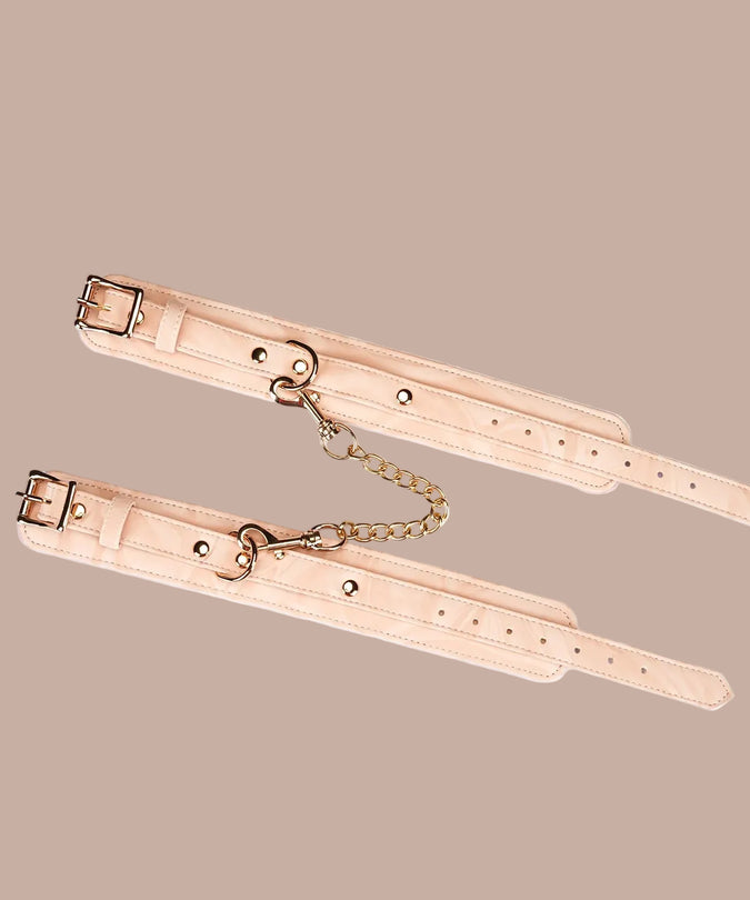 Liebe Seele Boudoir Amor Vegan Ankle Cuffs – Blush Pink