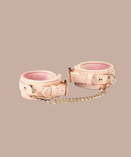 Liebe Seele Boudoir Amor Vegan Ankle Cuffs – Blush Pink
