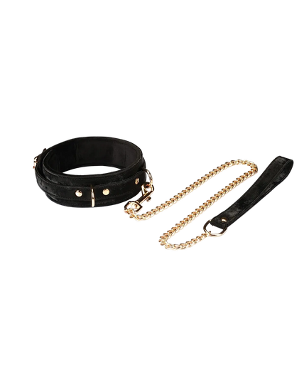 Liebe Seele Boudoir Amor Vegan Collar with Leash – Black