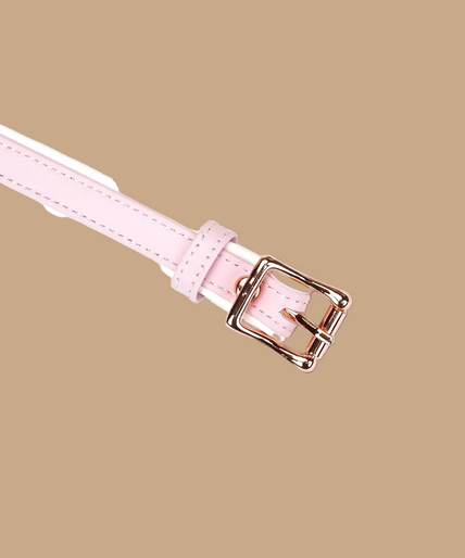Liebe Seele Fairy Leather Blindfold – Pink & White