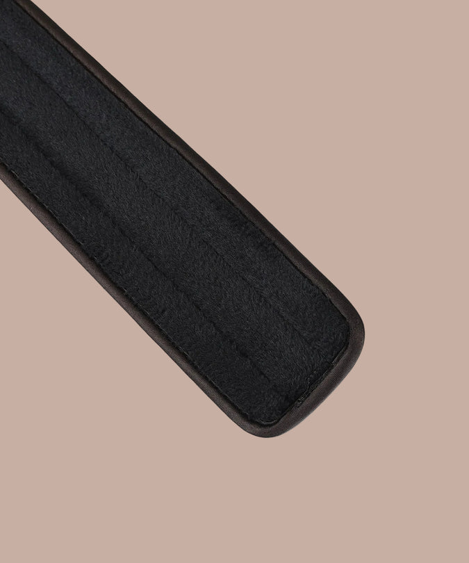 Liebe Seele veganistisch fetisj halsband met riem – zwart