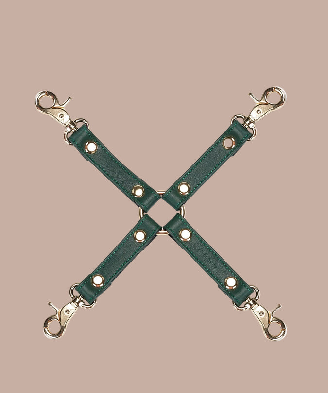 Liebe Seele Cow Leather Hog Tie Clips – Mossy Chic Green
