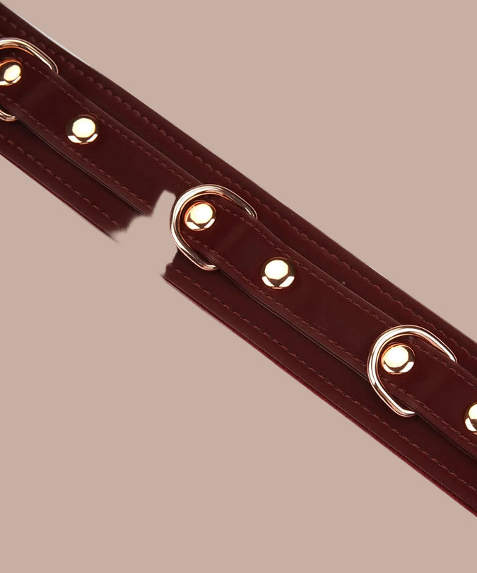 Liebe Seele – Metallic Shade Vegan Collar with Leash