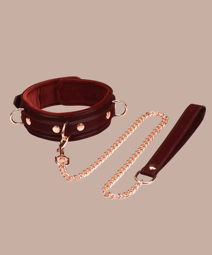 Liebe Seele – Metallic Shade Vegan Collar with Leash